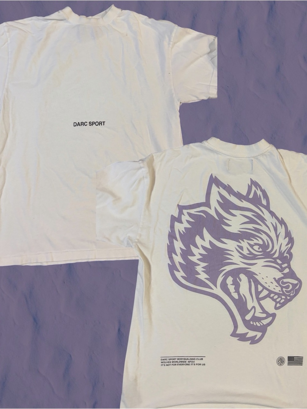 DARC SPORT Athletic T-Shirt Wolf Graphic